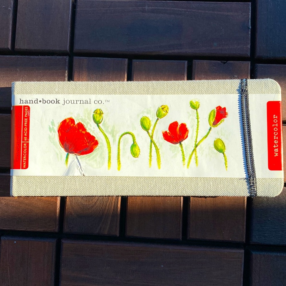 Watercolor Pocket Panorama (Opened&Unused) Perfect travel size gift for painters